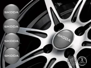 Skoda Individuelle Dome Dekoration Premium Felgenlogos